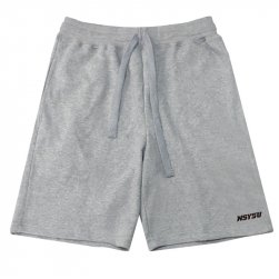 【團購商品，10件起做】NSYSU休閒有型棉短褲_黑/灰(可混色)