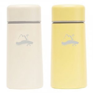 【團購商品，10件起做】NSYSU輕巧口袋保溫杯150mL_米白/鵝黃