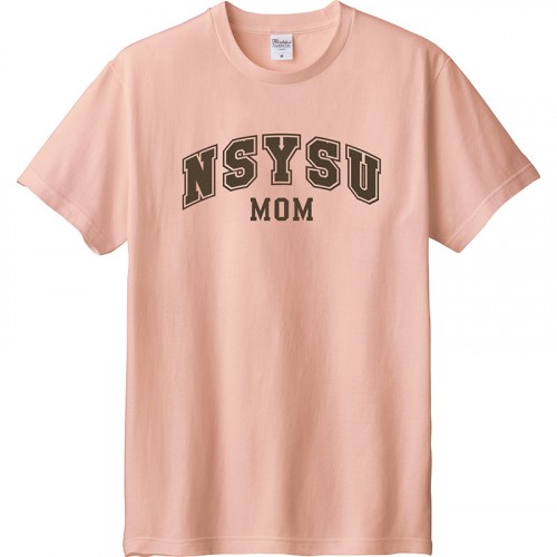 【我們這一家】NSYSU中山媽媽短T_霧灰粉
