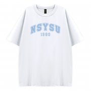 【夏季新品，現貨販售】NSYSU好涼的寬版短T_雪花冰(白)