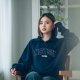 【預購至11/2，11/24陸續出貨】NSYSU經典款美式立領拉鍊大學T_深藍