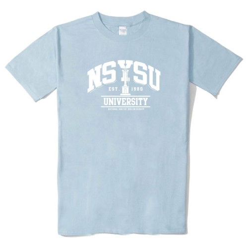 NSYSU建築款純棉短T_水藍 NSYSU建築款純棉短T_水藍