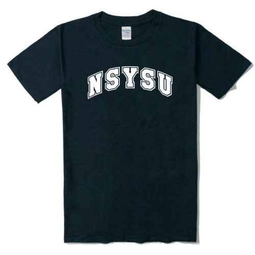 NSYSU經典字框純棉短T_深藍 NSYSU經典字框純棉短T_深藍