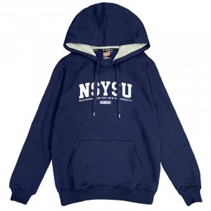 NSYSU經典款刷毛帽T_深藍