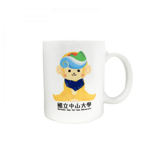【團購商品，10件起做】NSYSU坐姿獼卡卡馬克杯