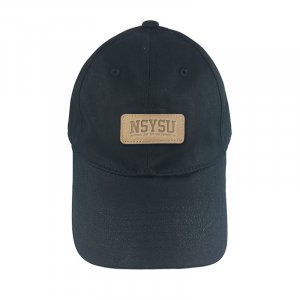 NSYSU皮革標老帽_黑