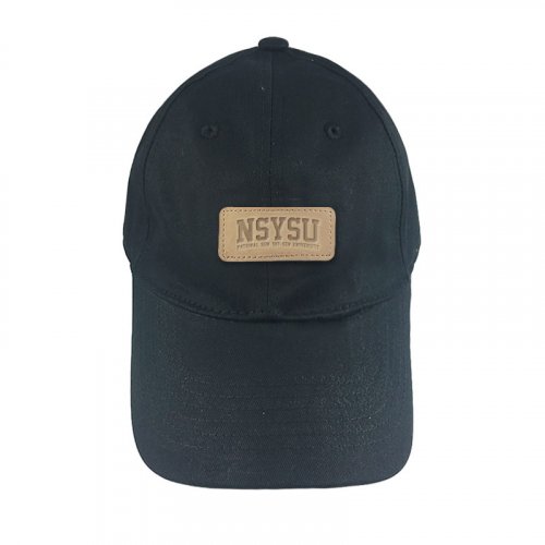 NSYSU皮革標老帽_黑