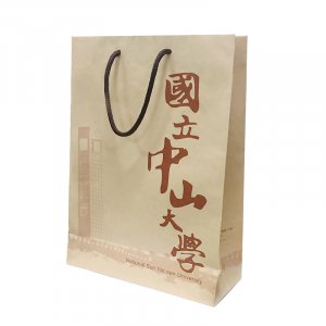 【團購商品，200個起做】NSYSU中山大學手提紙袋-典雅款-大