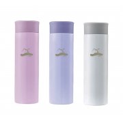 【團購商品，10個起做】NSYSU校徽款療癒系304輕巧保溫瓶300mL_粉紫/粉藍/珍珠白(可混色)