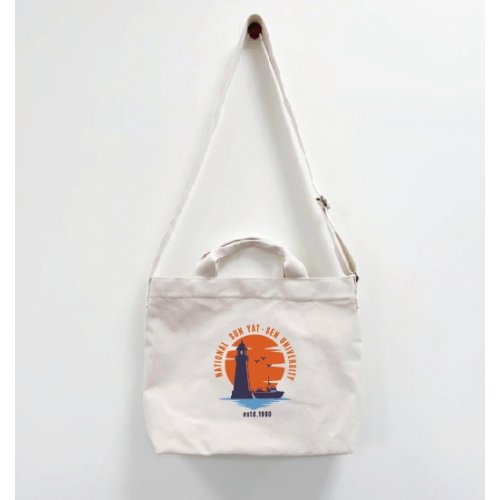 【團購商品，10個起做】NSYSU 帆布文青兩用包