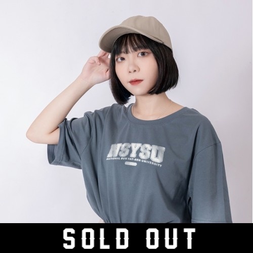 NSYSU經典款慕夏純棉短T_夏夜藍